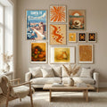 Santa Fe Poster by Thomas Chedeville in Nordic Tranquility gallery wall