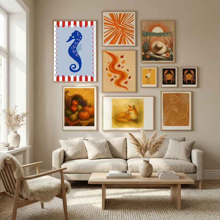 Seahorse -juliste – juliste ja taidepainatus