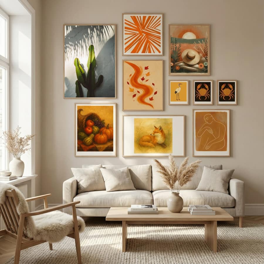 Socal Shadows Poster by Bethany Young in Nordic Tranquility gallery wall