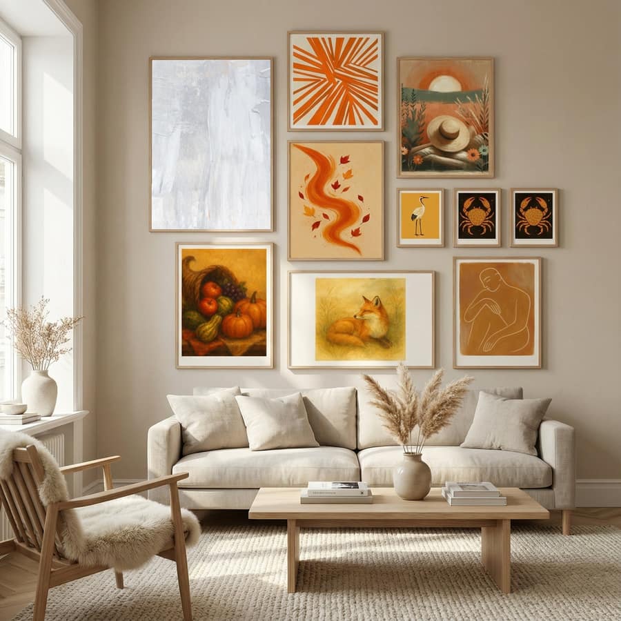 Soft Muted Gray Brushstrokes Poster – Poster und Kunstdruck