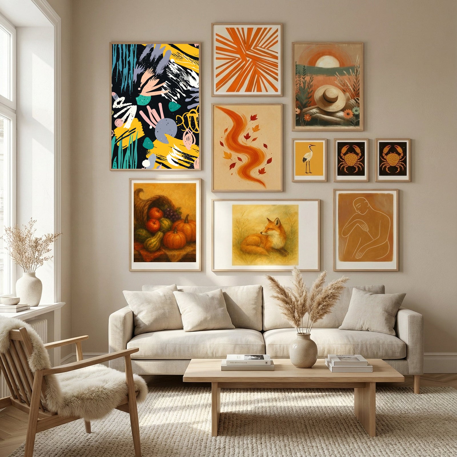 Space Odyssey Poster by Uma Gokhale in Nordic Tranquility gallery wall