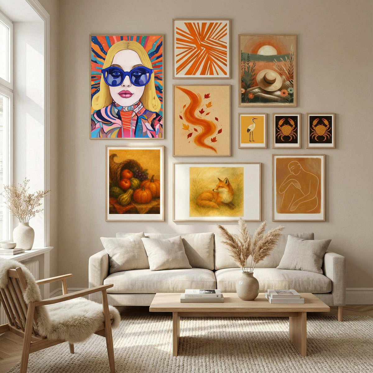 Speed Through Poster by Uma Gokhale in Nordic Tranquility gallery wall