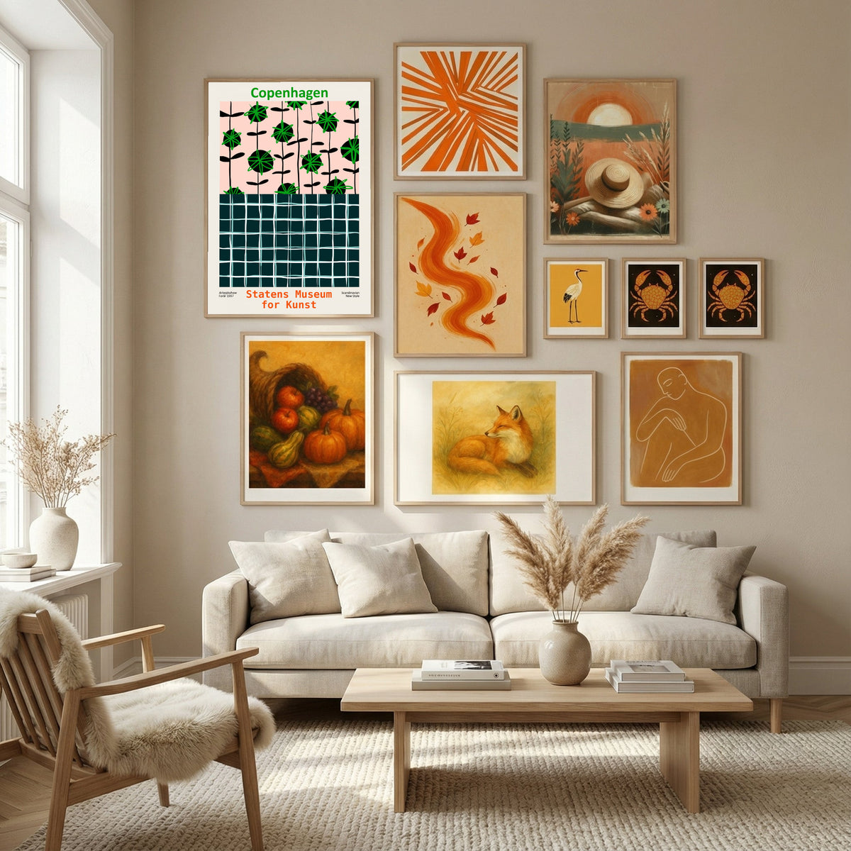 Statens Museum for Kunst Copenhagen Poster by Annick in Nordic Tranquility gallery wall