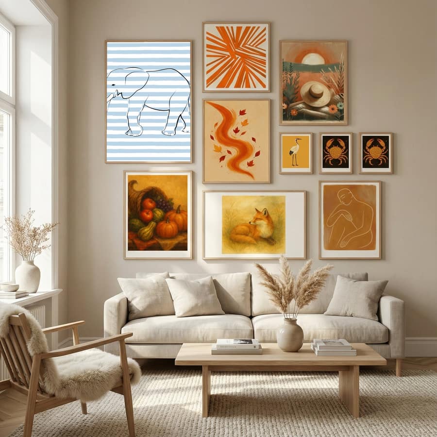 Poster Stripe Elephant – poster e stampa artistica