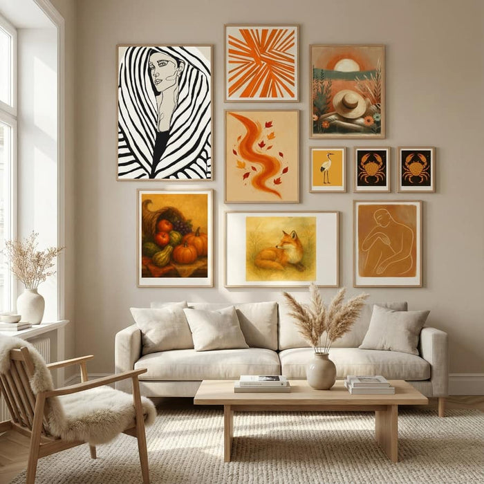 Striped Coat Poster – plakat og kunsttryk