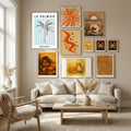 Striped Palm Tree -juliste – juliste ja taidepainatus