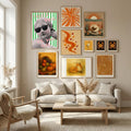 Striped Venus Poster – plakat og kunsttryk