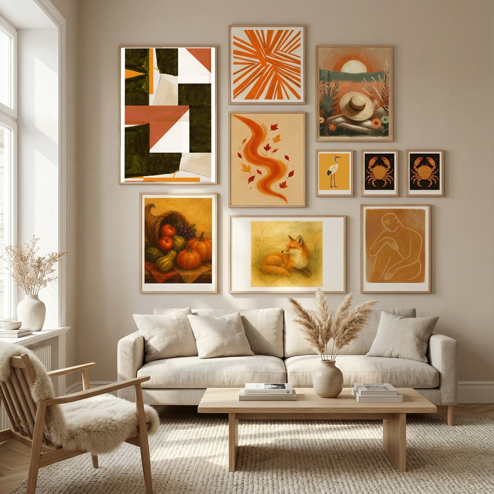 Terra Firma Geometry Poster by cartissi in Nordic Tranquility gallery wall