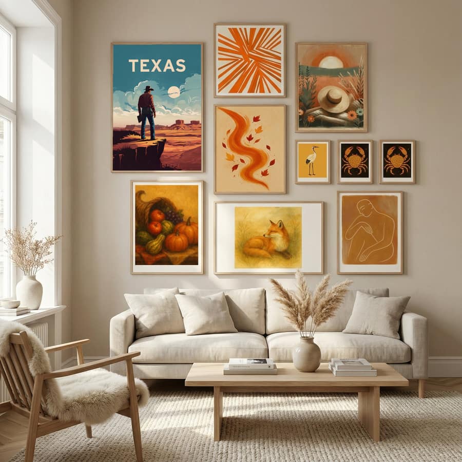 Texas Poster by Andreas Magnusson in Nordic Tranquility gallery wall