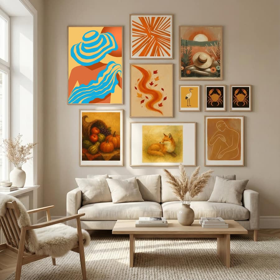 The Blue Sarong Poster – poster en kunstdruk