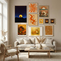The Rider and the Moon Poster by Taudalpoi in Nordic Tranquility gallery wall