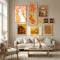 The Tulip Girl (Peach) -juliste – juliste ja taidepainatus