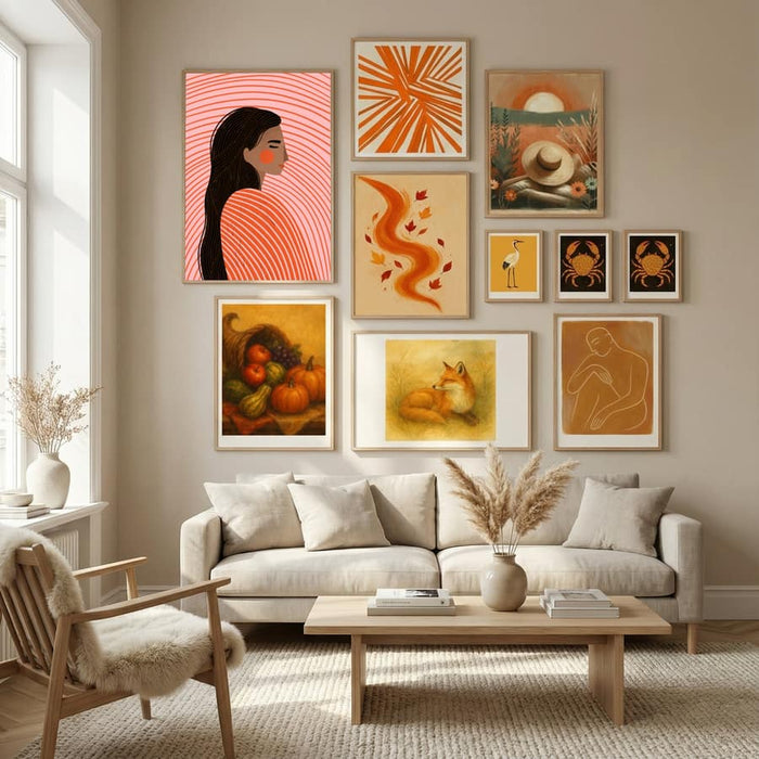 The Woman With the Lines Poster – poster and art print