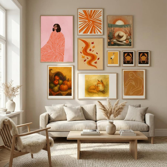 The Woman With the Swirls Poster – poster and art print