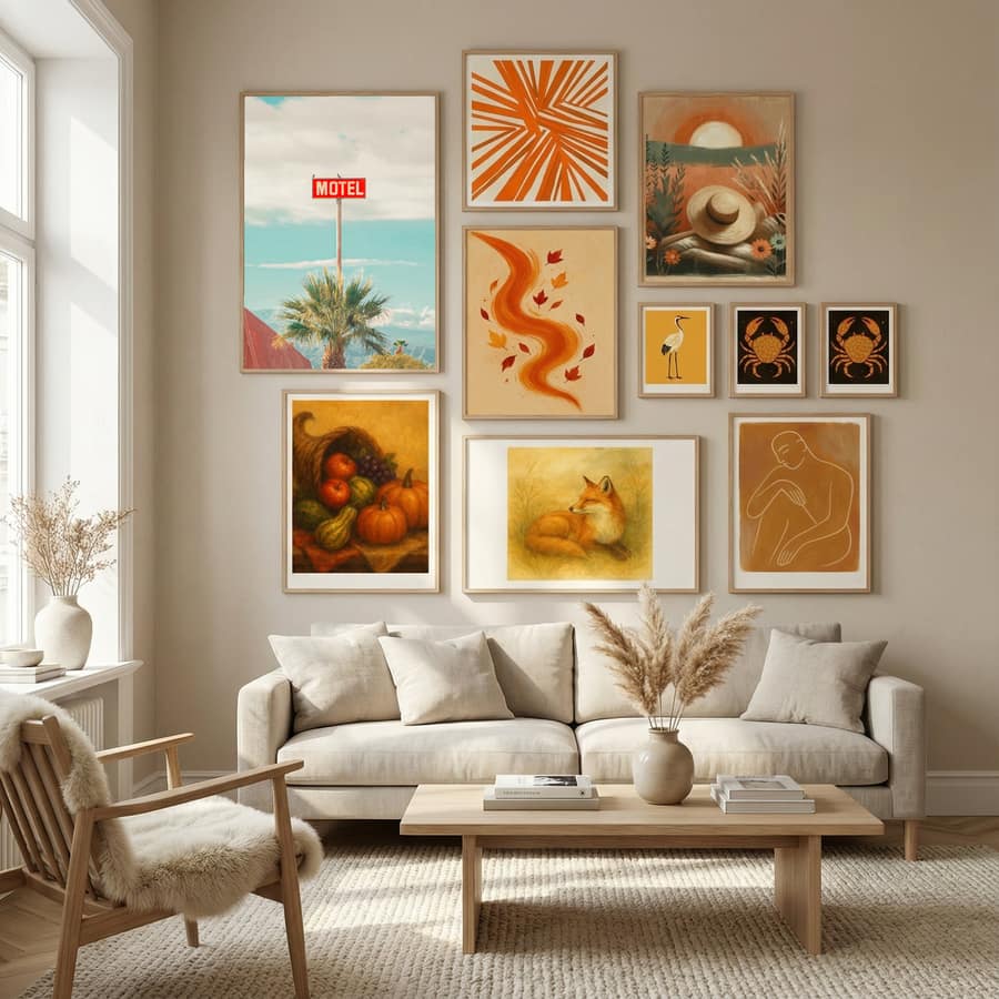 This Motel is for the Birds Poster by Tom Windeknecht in Nordic Tranquility gallery wall