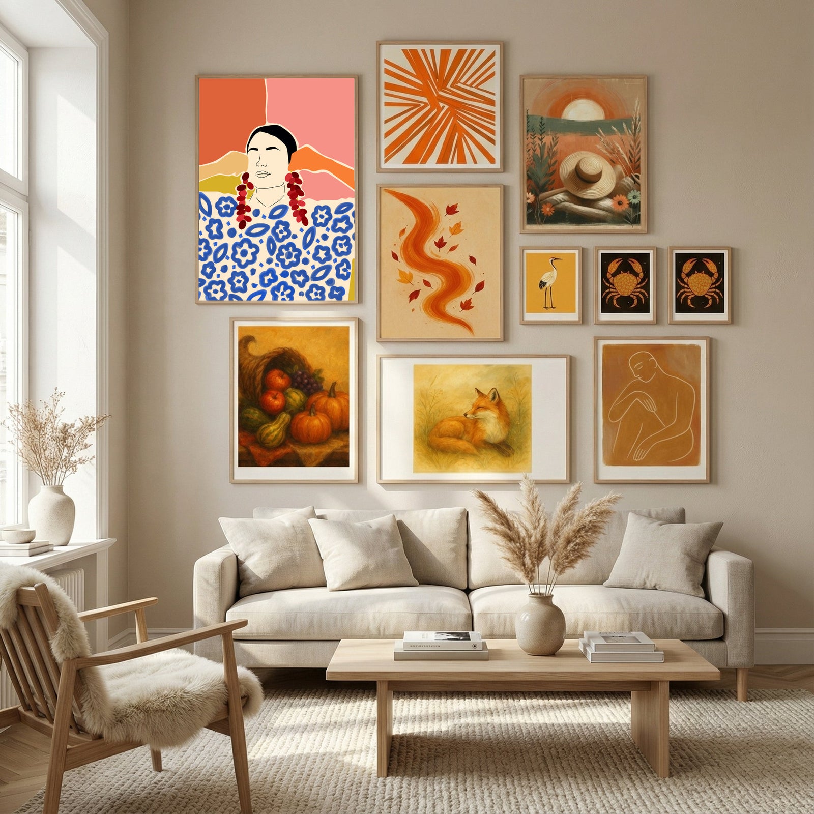 Trends Poster by Uma Gokhale in Nordic Tranquility gallery wall