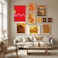 Wiggly Western Worm Poster by Anyone Can Yeehaw in Nordic Tranquility gallery wall