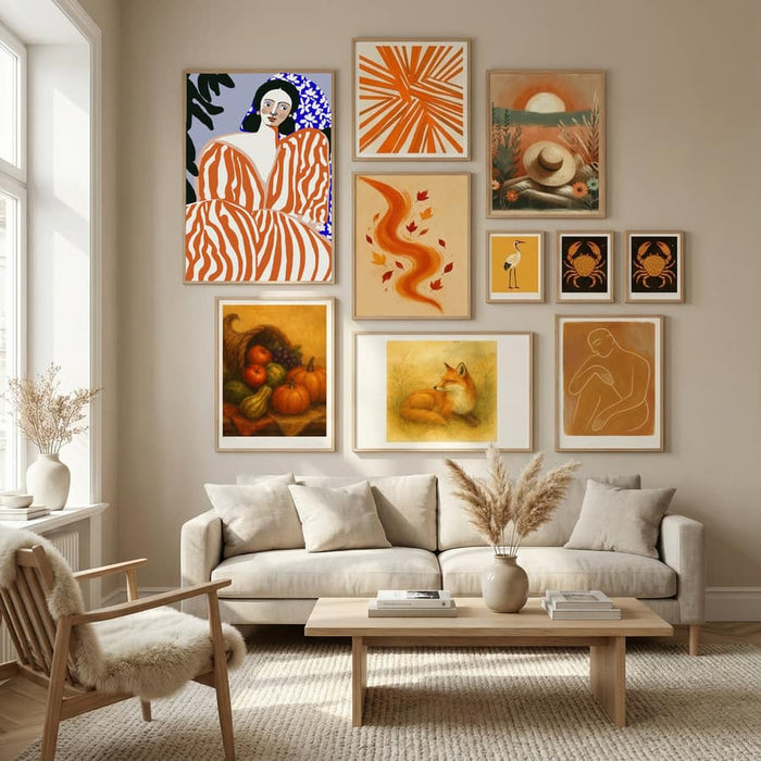 Póster Woman In Striped Suit – póster e impresión artística