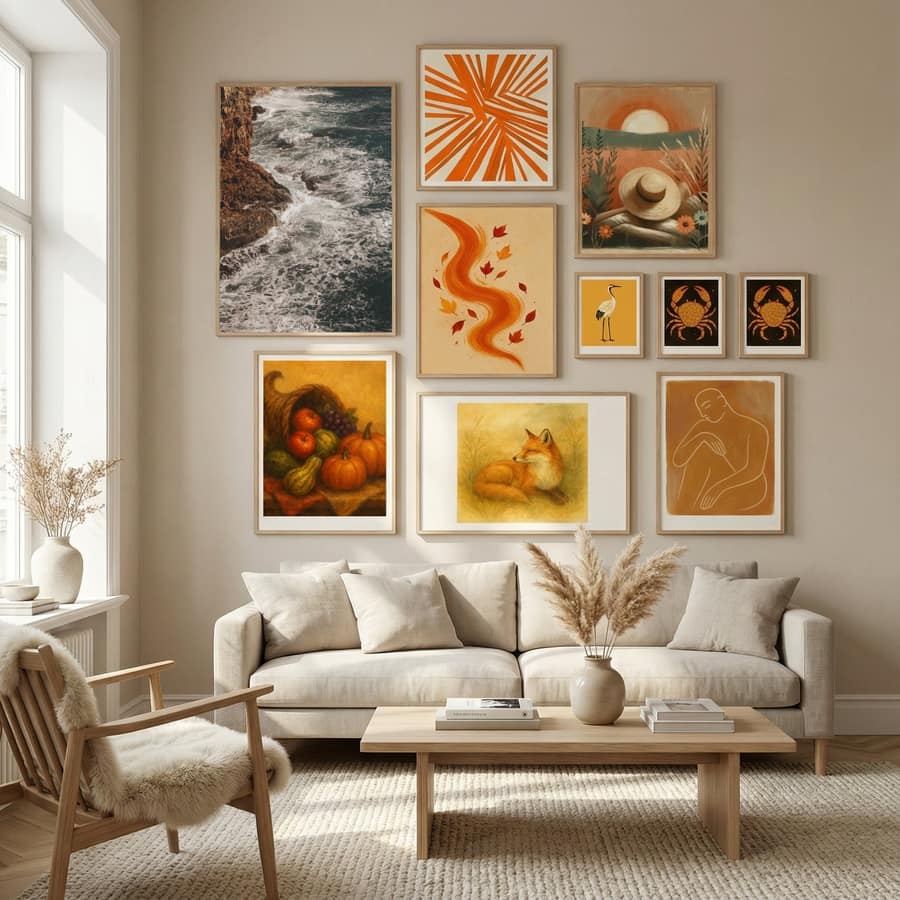 sea waves and rocks Poster – plakat og kunsttryk