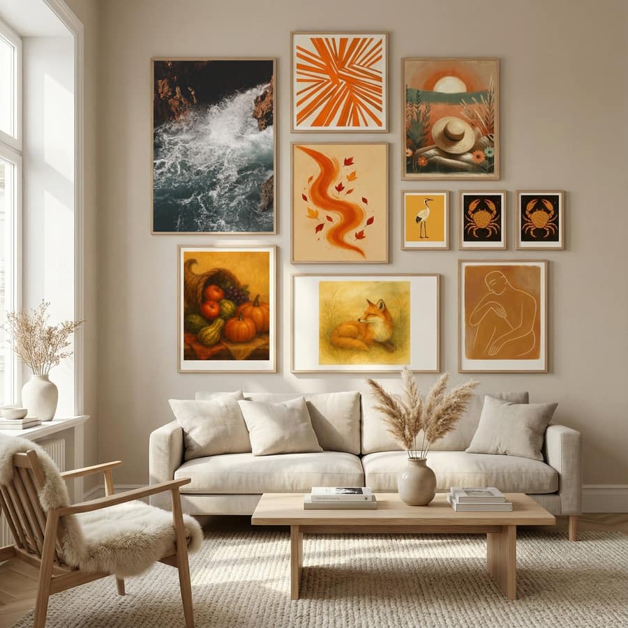 sea waves and rocks Poster – plakat og kunsttryk