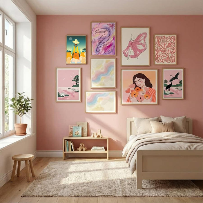 2763206 Poster by Marika Barsrsind in Serene Pink gallery wall