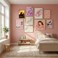 Chasing Hope Poster by Amanda Lee in Serene Pink gallery wall
