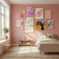 Crowning Glory II Poster by Lolita Lorenzo in Serene Pink gallery wall
