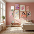 Flamingos In Palm Springs Poster – poster och konsttryck