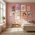 Fort Worth Poster by Steve Spencer in Serene Pink gallery wall
