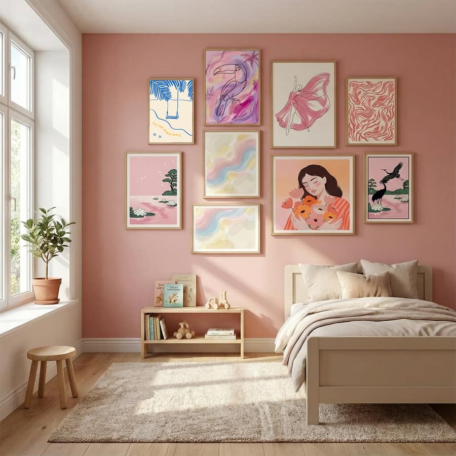 Affiche Let the World Wait - Beachside Swing Art – affiche et impression d’art