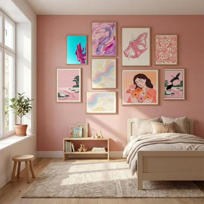 Poster Magenta Pink Saguaro – poster e stampa artistica