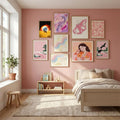 Nebula Cowboy Poster by Taudalpoi in Serene Pink gallery wall