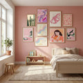 Oaxaca Shades of Green | Mexico travel photography Poster by Raisa Zwart in Serene Pink gallery wall