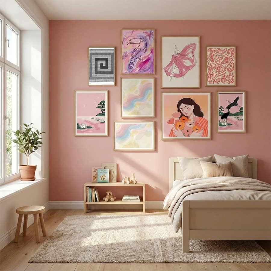 Patterns Fabric Inspired 2b Poster – poster en kunstdruk