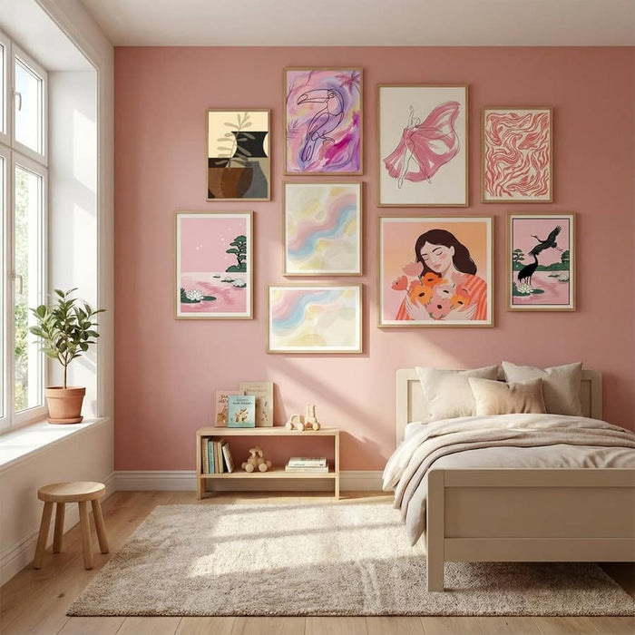Potterypoemno10 Poster by Treechild in Serene Pink gallery wall