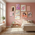 Warm Accent Poster by Little Dean in Serene Pink gallery wall