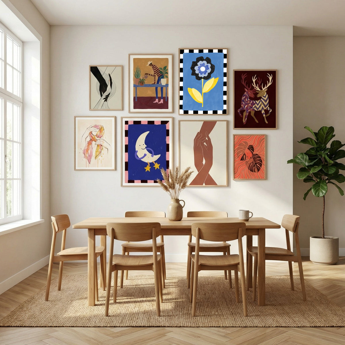 Abstract Composition No. 24 Poster by Elena Ristova in Sophisticated Simplicity gallery wall