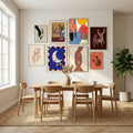 Abstract Color Collage Poster by Little Dean in Sophisticated Simplicity gallery wall