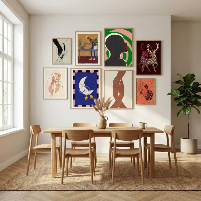 Anonymous Portrait In Green Spiral Poster – poster and art print