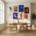 Blue Line Sketch Poster – plakat og kunsttryk