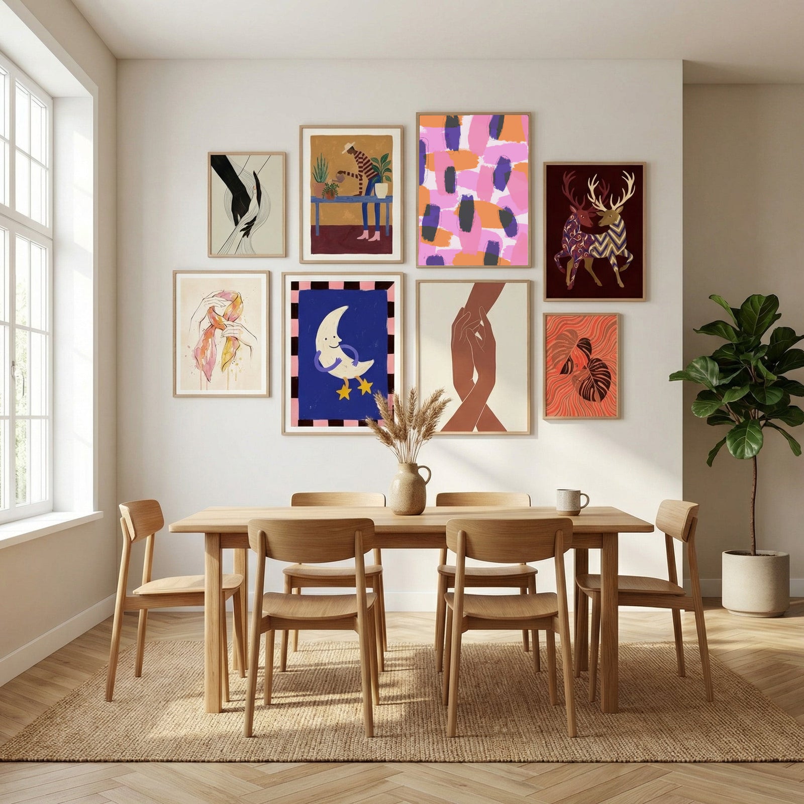 Bold Color Strokes Poster by Treechild in Sophisticated Simplicity gallery wall