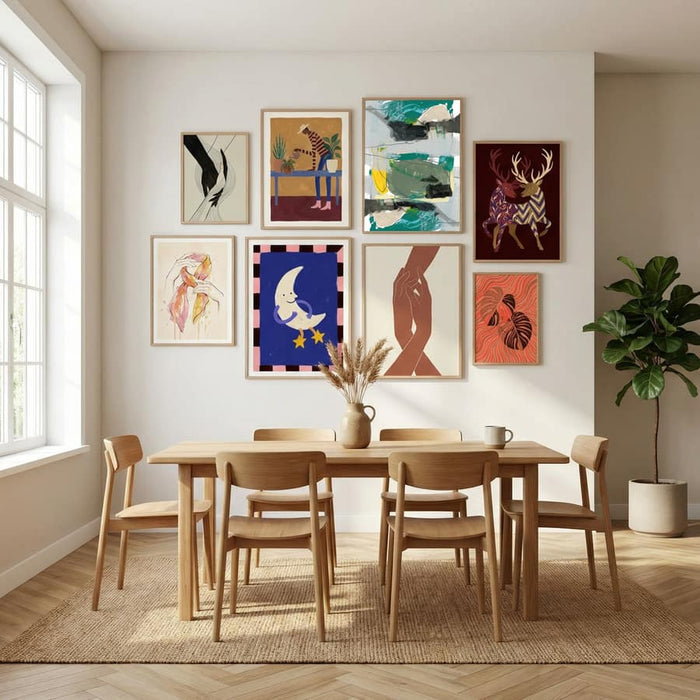 Contemporary Green No1 Poster – plakat og kunsttryk