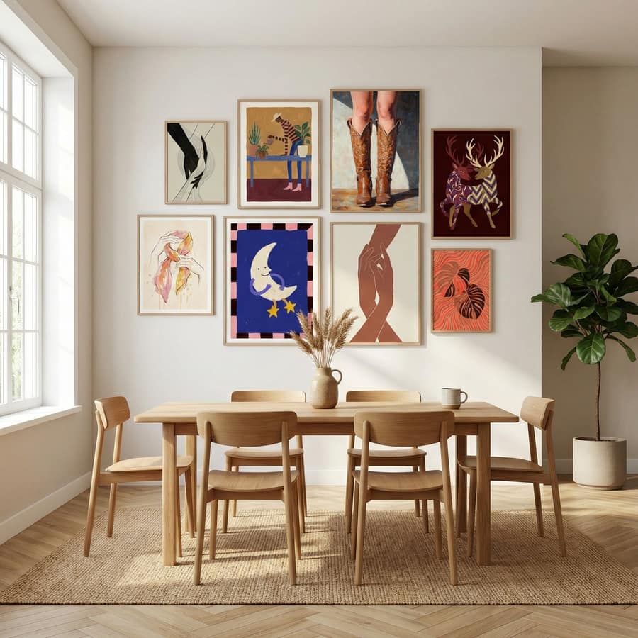 Cowboy boots Poster by Pictufy in Sophisticated Simplicity gallery wall