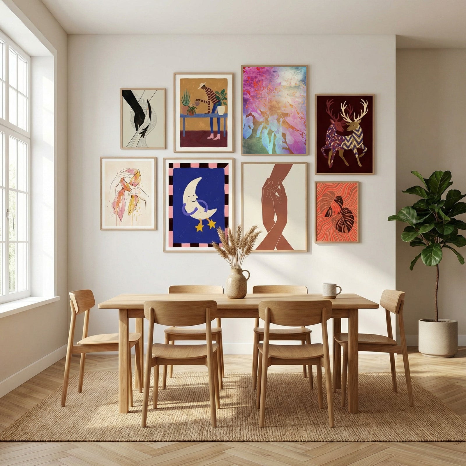 Dreamy Colorful Foliage Poster by Angelo Cerantola in Sophisticated Simplicity gallery wall