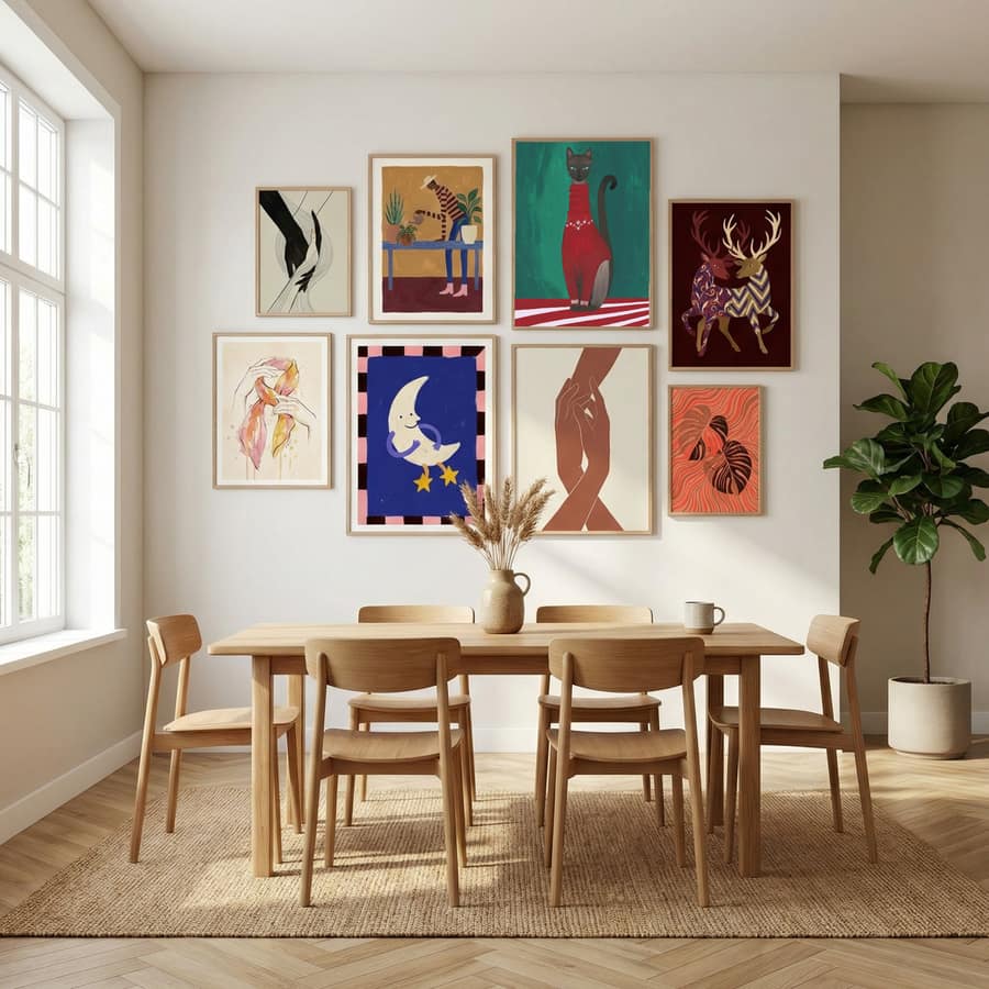Festive and fabulous Poster – poster and art print