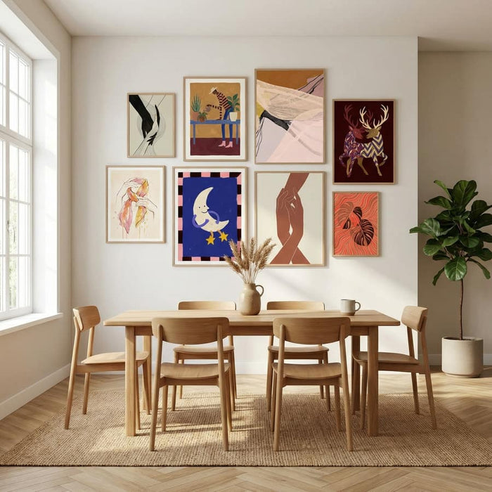 Floral Layers Poster – plakat og kunsttryk