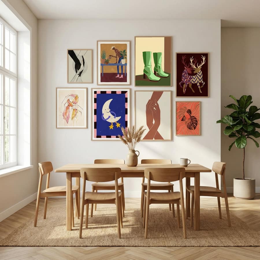 Green boots Poster by Sharyn Bursic in Sophisticated Simplicity gallery wall