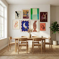 Green square color collage Poster by Little Dean in Sophisticated Simplicity gallery wall