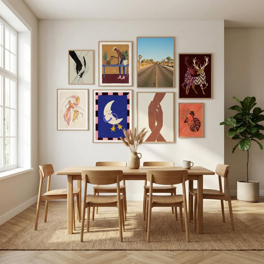 Joshua Tree Road II Poster – plakat og kunsttryk