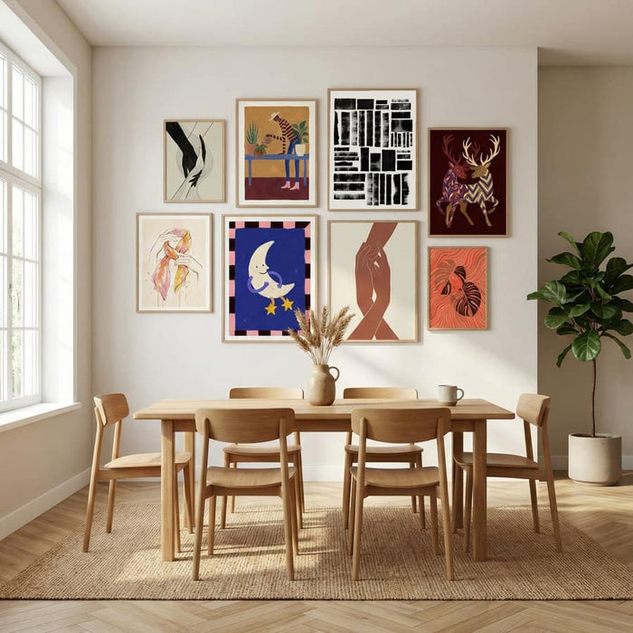 LINO CUT COMPOSITION Poster – poster and art print
